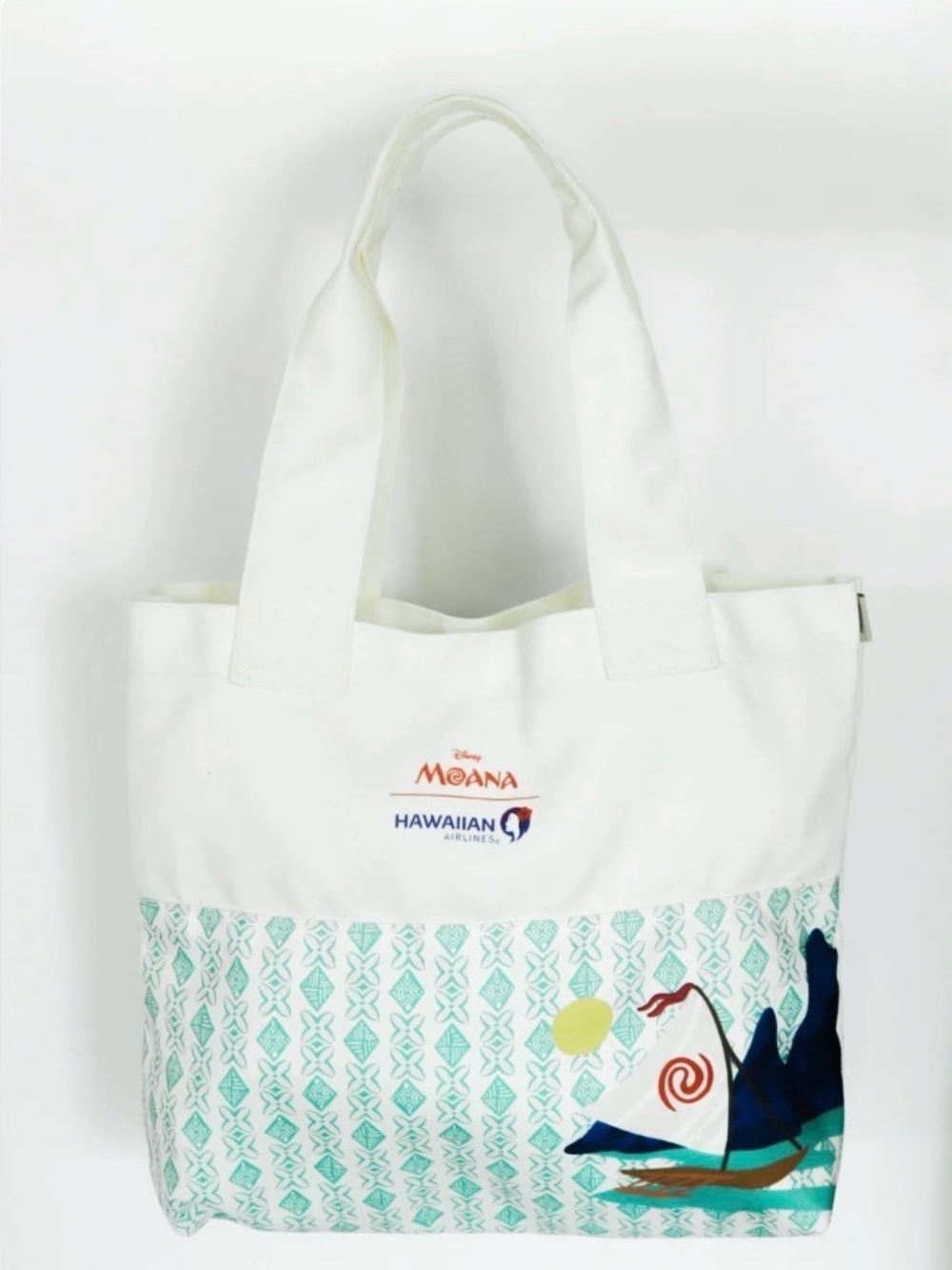 Brand New Disney's Moana x Hawaiian Airlines Canvas Tote Bag